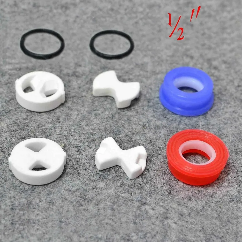 8Pcs/Set Ceramic Disc Silicon  - đánh giá và giá Silicone Tap Washer