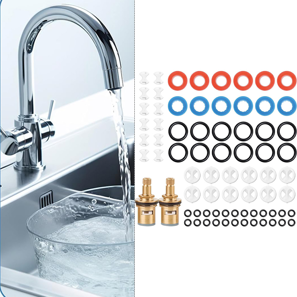2 Pack Brass Tap Cartridge wit - đánh giá và giá Silicone Tap Washer