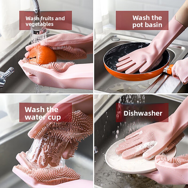 Silicone Dishwashing Gloves, M - đánh giá và giá Silicone Tap Washer