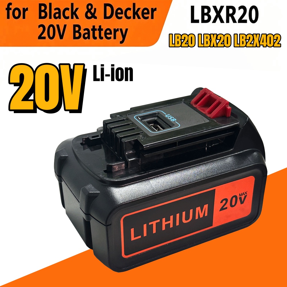 6000mAh 18V Replacement 20V Ba - đánh giá và giá Black+Decker Tool 20V Max