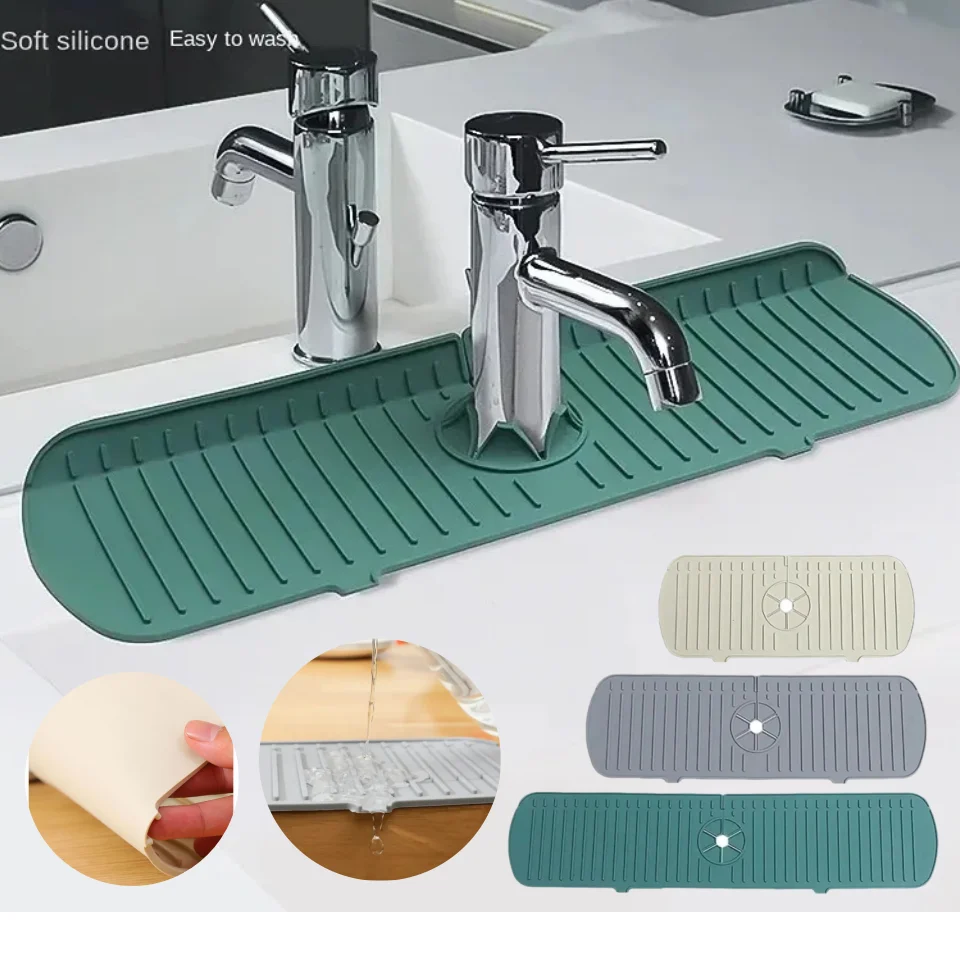 Kitchen Faucet Splash Pad Sili - đánh giá và giá Silicone Tap Washer
