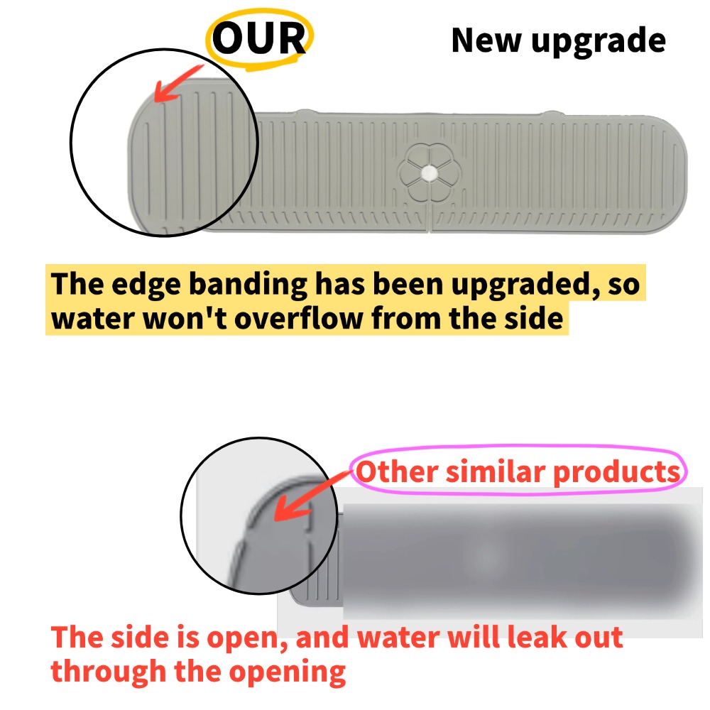 Kitchen Faucet Splash Pad Sili - đánh giá và giá Silicone Tap Washer